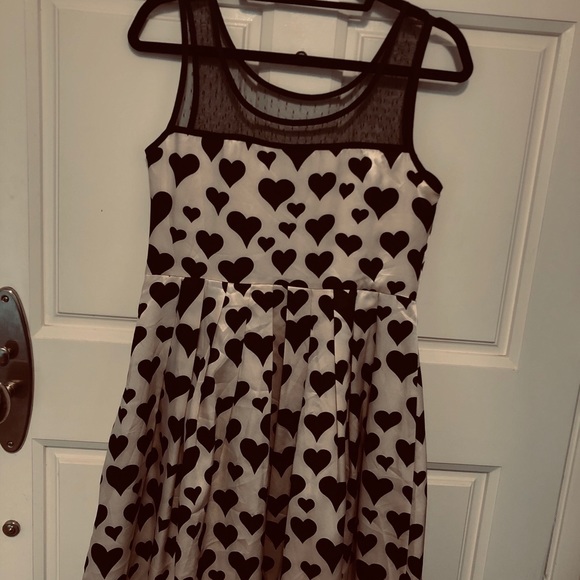ModCloth Minuet Heart Over Heels Dress size Large - Picture 5 of 9